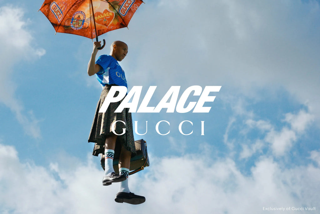 Italienska modehuset Gucci lanserar samarbete med Palace Skateboards